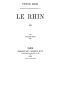 [Gutenberg 40172] • Le Rhin, Tome III